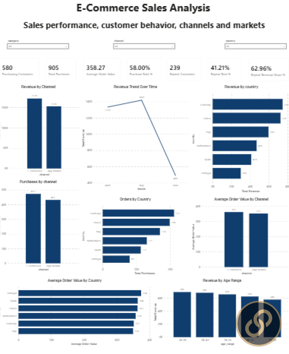 Sales Performance Analytics & Business Intelligence
