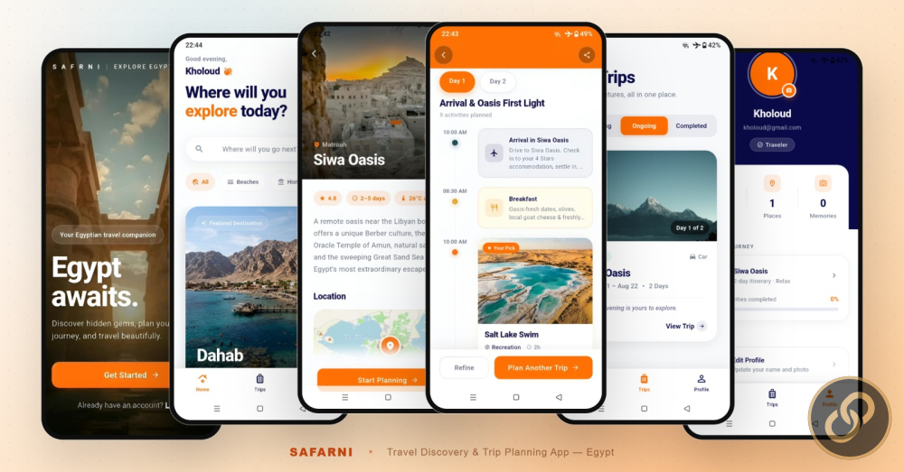 Safrni – Travel Planning App