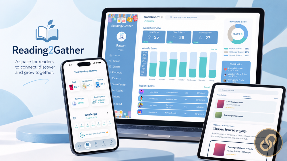 Reading2Gather — منصة اجتماعية للقراءة واكتشاف الكتب