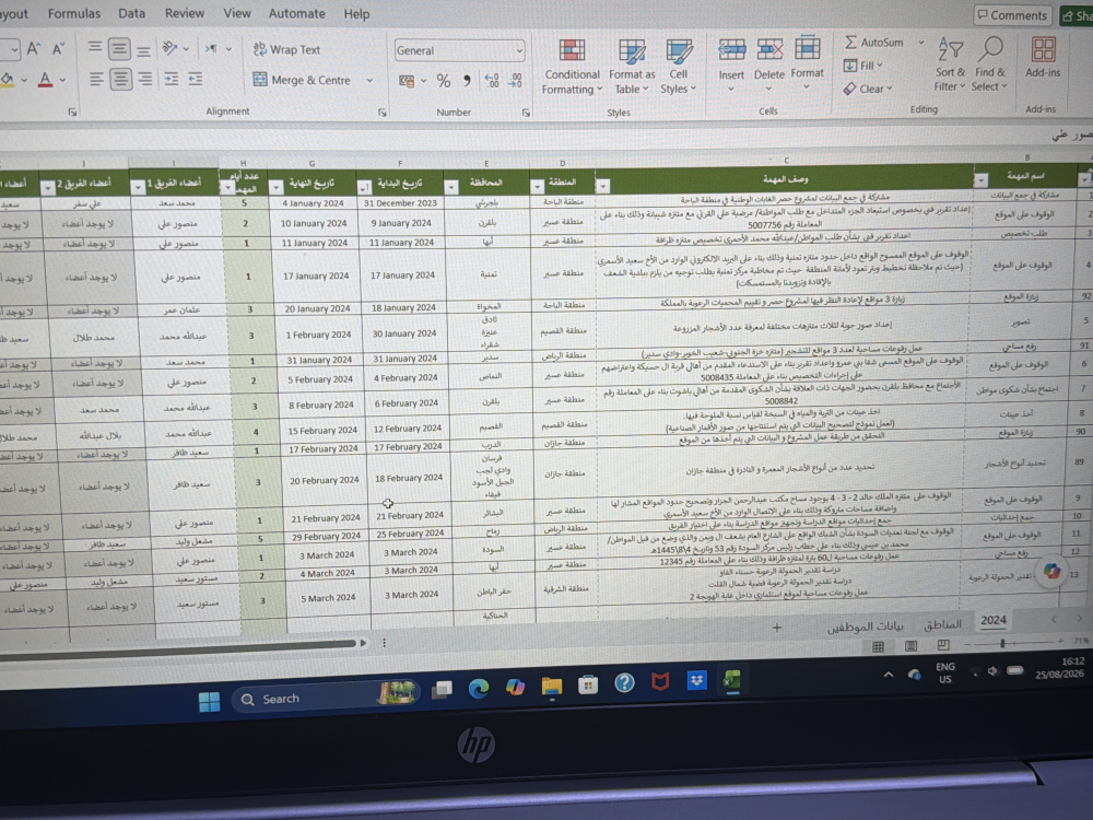 تحليل ومتابعة الزيارات الميدانية باستخدام Power BI