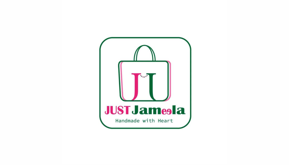تصميم هوية بصرية وشعار لبراند الأزياء "جست جميلة - JUST Jameela"