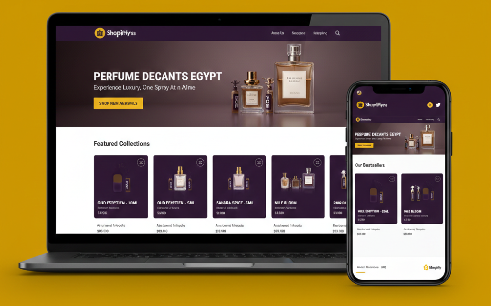التأسيس التقني وهندسة محركات البحث لمتجر Perfume Decants Egypt
