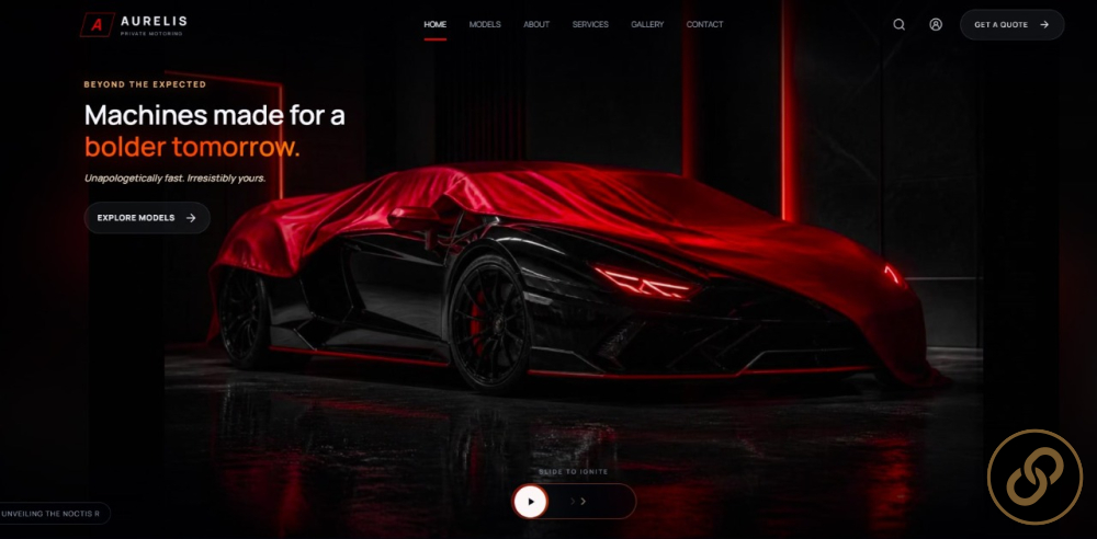 Luxury Automotive Website Design — AURELIS